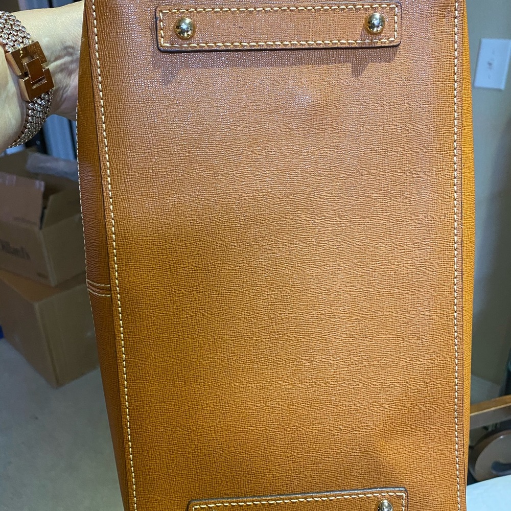 Dooney & Bourke Steffano leather satchel - Picture 4 of 12